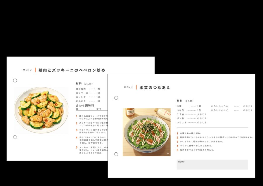 レシピサンプル